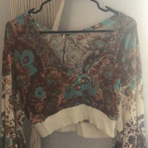 Free People Tassel Crop stop